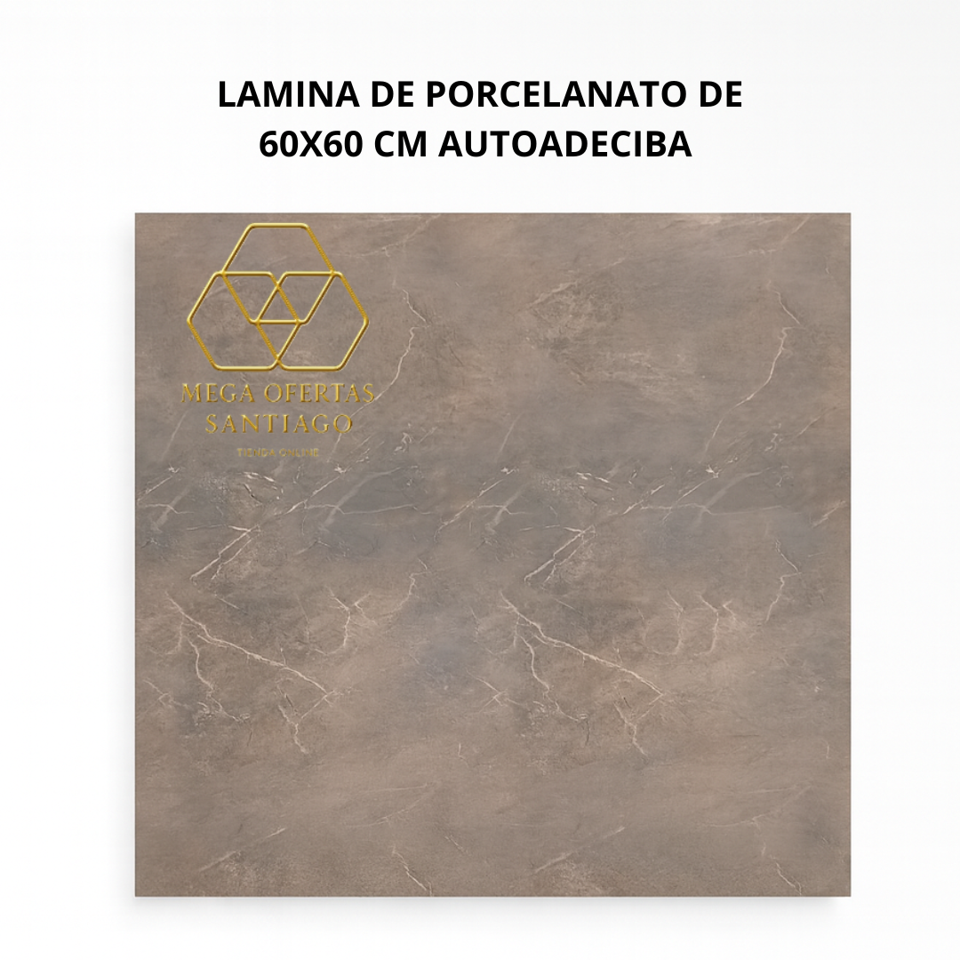 LAMINA DE PORCELANATO DE 60X60 CM AUTOADECIBA