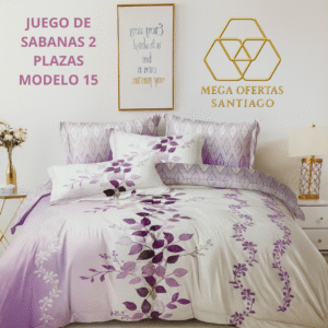 JUEGO DE SABANAS 2 PLAZAS MODELO 15