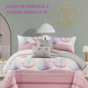 JUEGO DE SABANAS 2PLAZAS MODELO 16