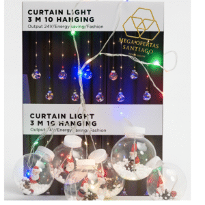 GUIRNALDA ESFERA 3 METROS ELECTRICA