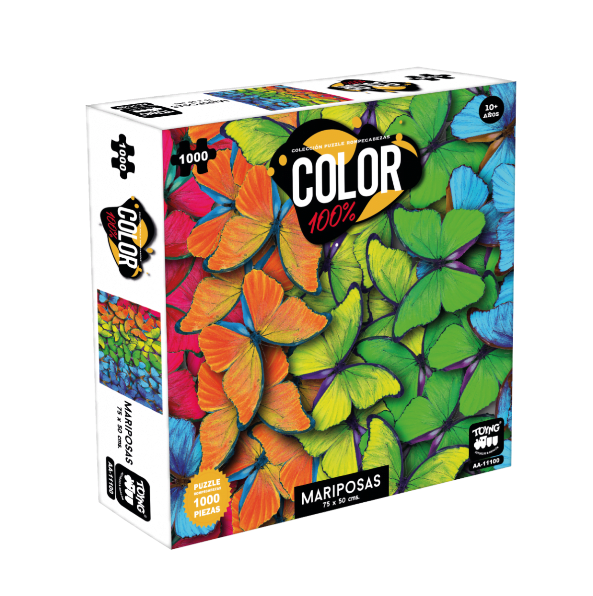 Puzzle 1000 piezas color. mariposas