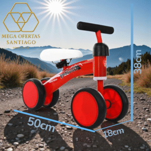 BICICLETA DE EQUILIBRIO 4 RUEDAS PARA NIÑOS